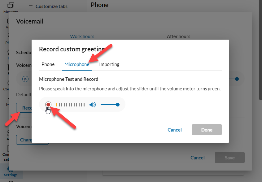 RingCentral Record a Voicemail Greeting MedWatch